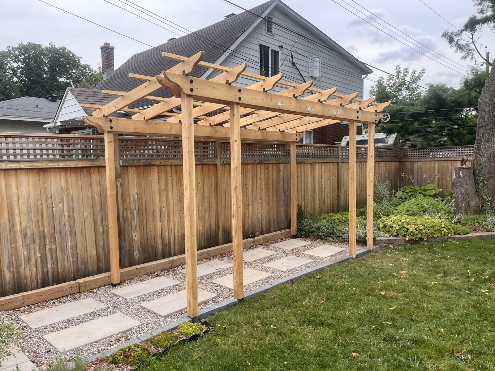 Pergolas built by Westwood Carpentry in Ottawa